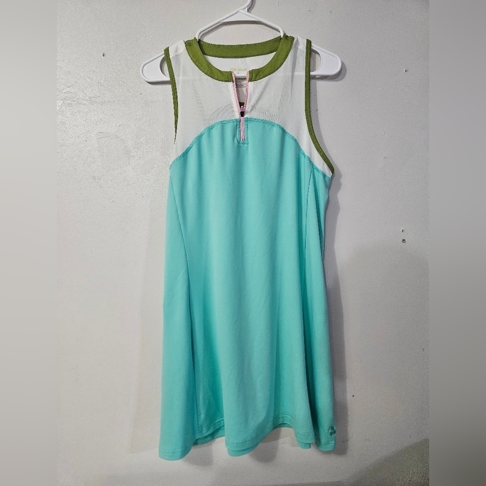 Tek Gear Blue And Green Tennis Dress With Zipper! - Picture 1 of 5